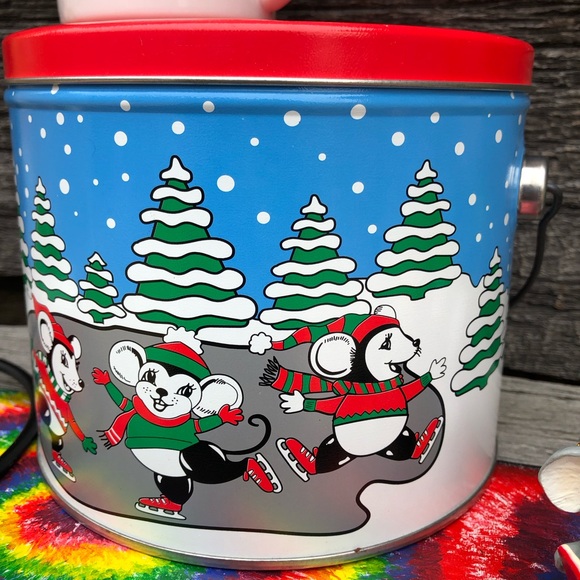 Christmas Vintage Mouse lot Xmas mice decor ornament 90s 80s a 7pc mixed lot β€οΈπ - Picture 10 of 12